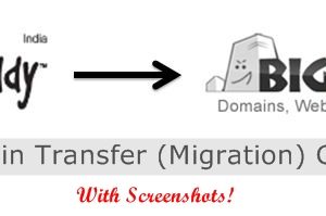 Godaddy to Bigrock Domain Transfer