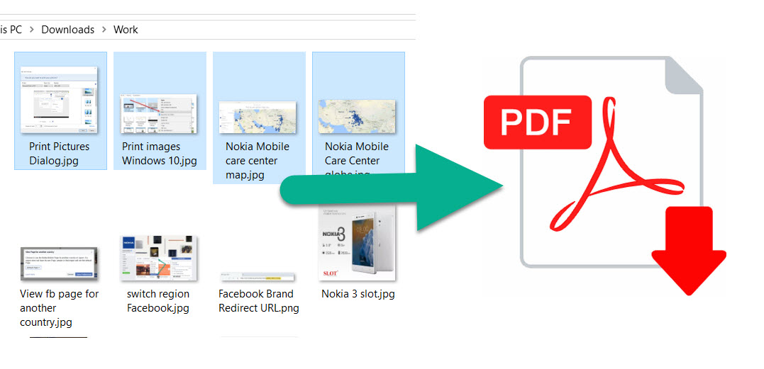combine jpg files into pdf online free