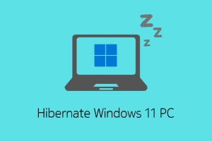 Enable hibernate option in Windows 11